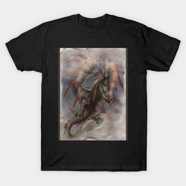 Dragon Attack! T-Shirt by drakhenliche